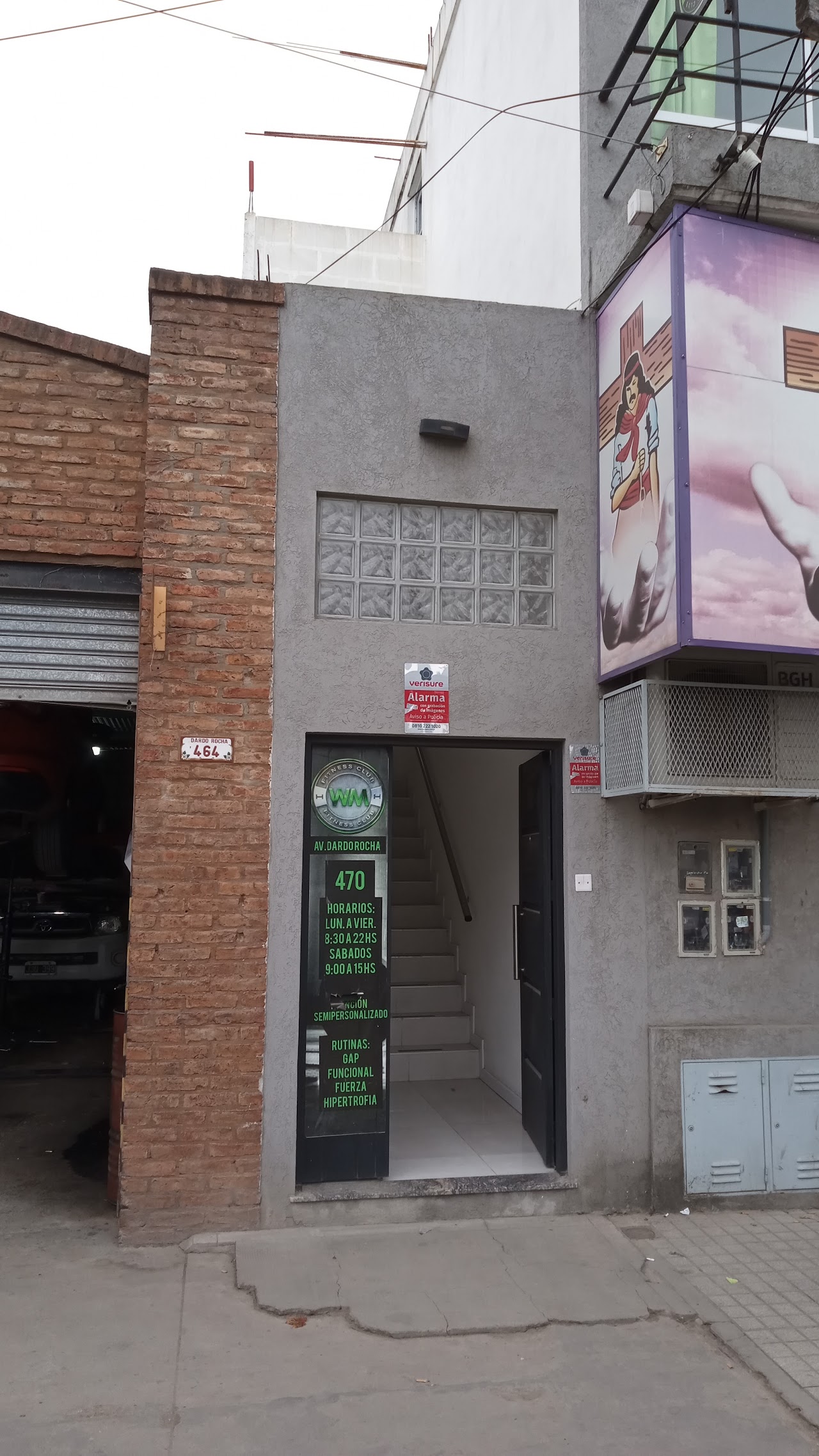 Entrada de WM Fitness Club